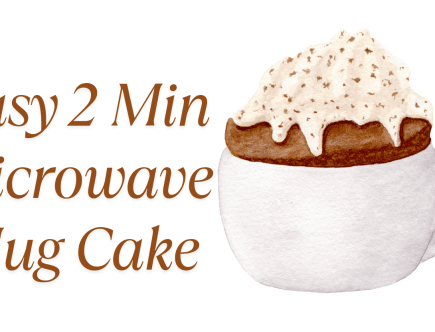 Easy 2 Min Microwave Mug Cake